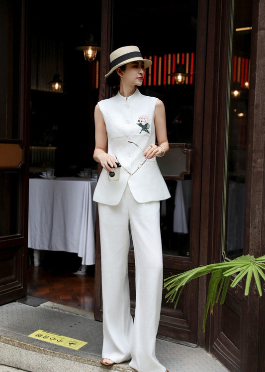 Loro 25ss linen suit