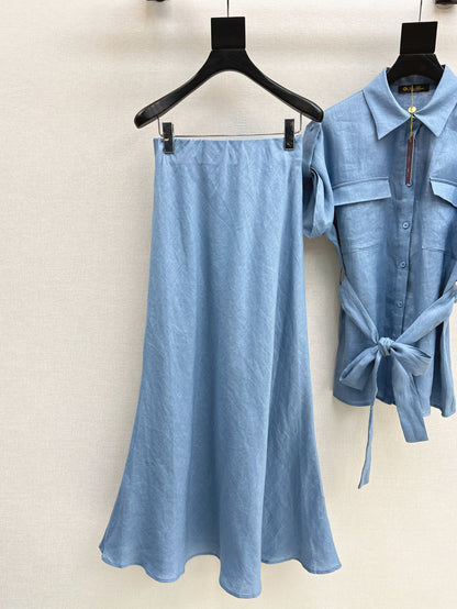 Loro 25ss Linen suit