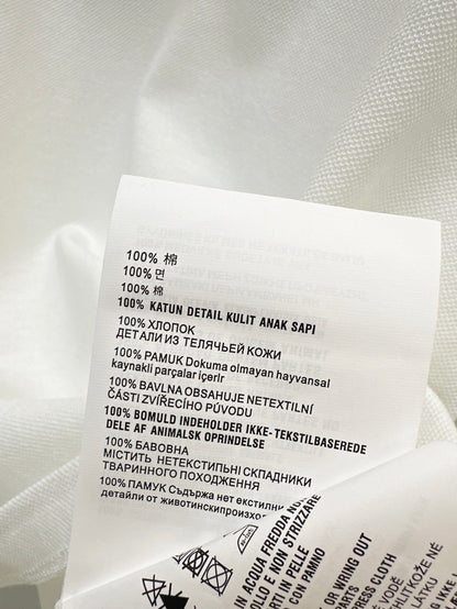 Miu 25ss embroidered polo