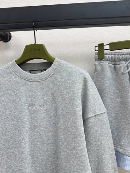 Guc 25ss sweatshirt suit