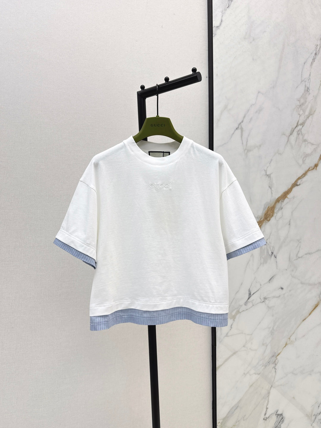 Guc 25ss embroidered t-shirt