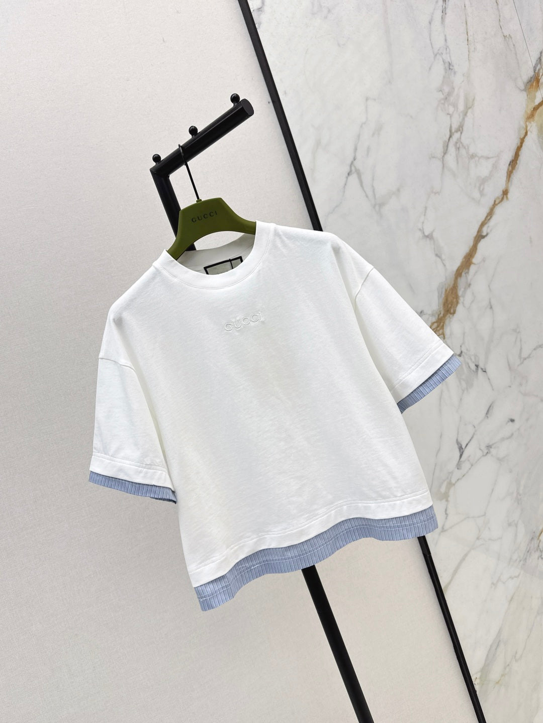 Guc 25ss embroidered t-shirt