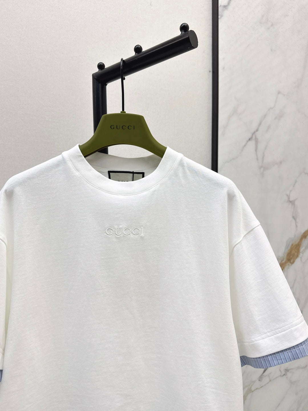 Guc 25ss embroidered t-shirt