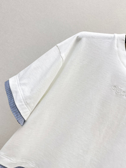 Guc 25ss embroidered t-shirt