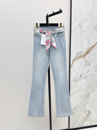 Chan 25ss scarf jeans