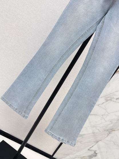 Chan 25ss scarf jeans