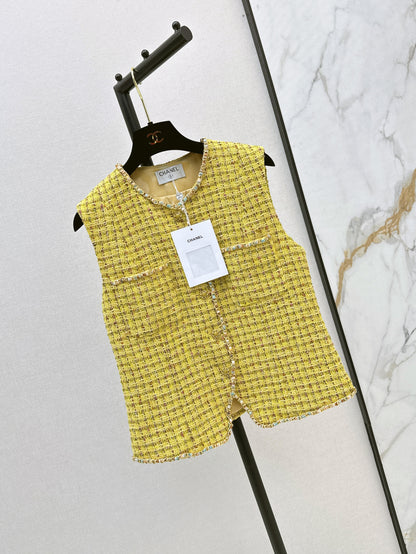 Chan 25ss woven vest
