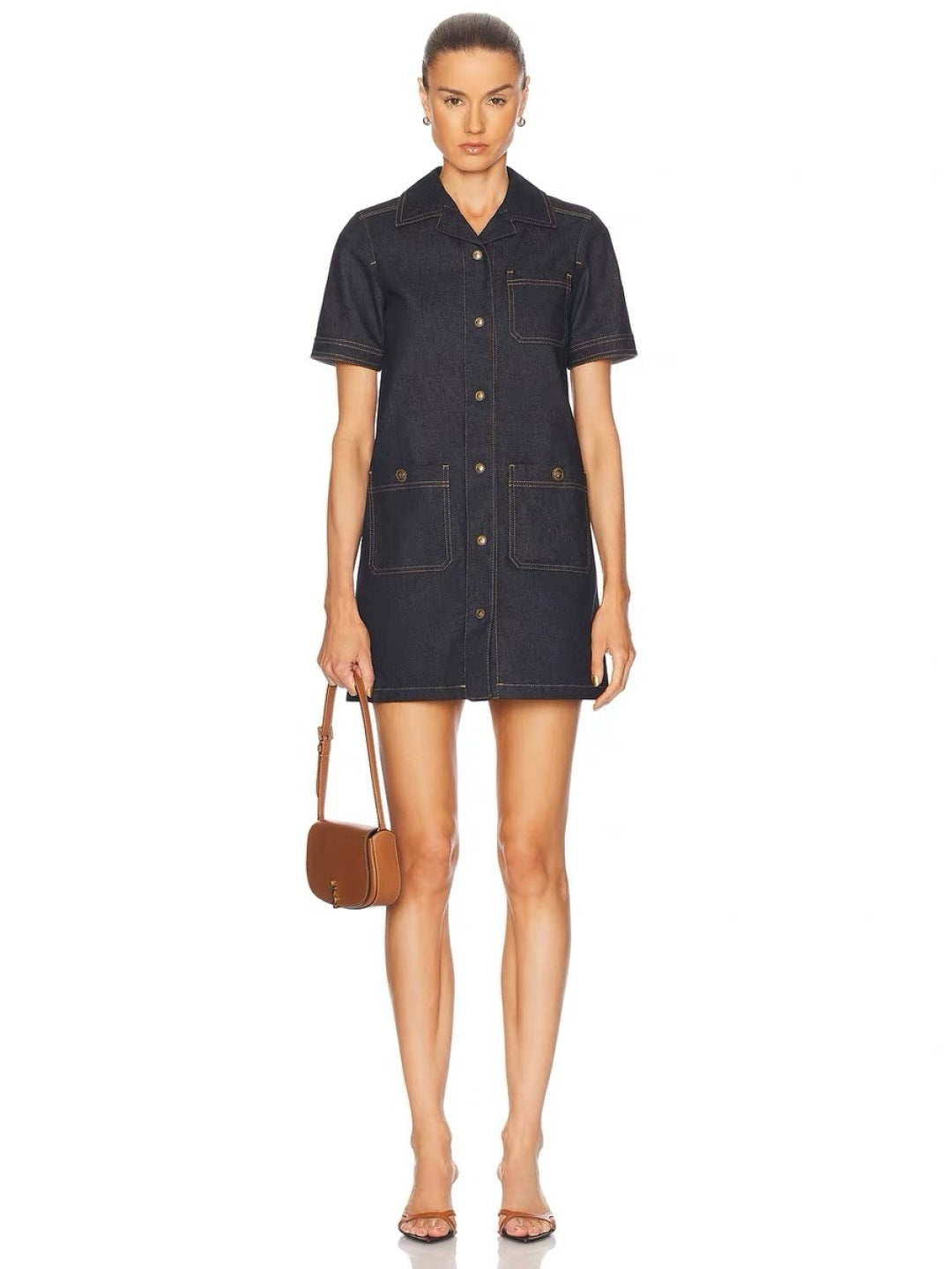 Monc 25ss denim dress