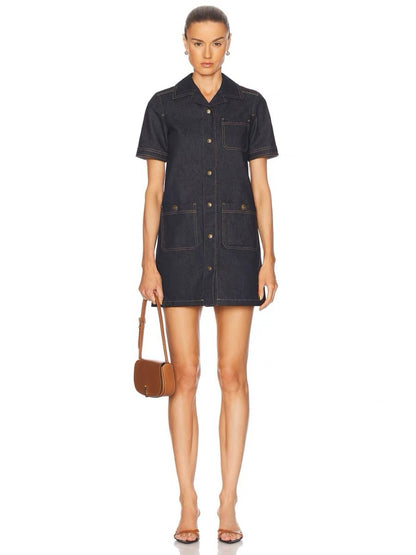 Monc 25ss denim dress