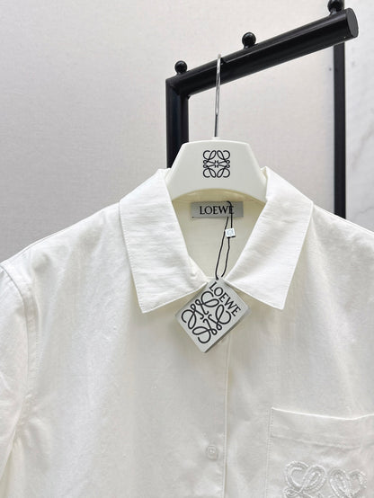 Loew 25ss embroidered shirt