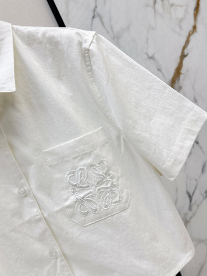 Loew 25ss embroidered shirt