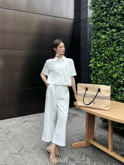 Loew 25ss embroidered shirt