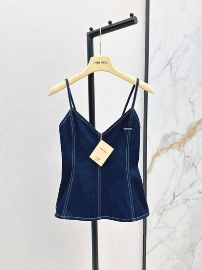 Miu 25ss denim camisole