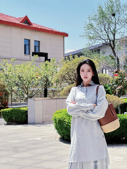 Loro 25ss shirt dress