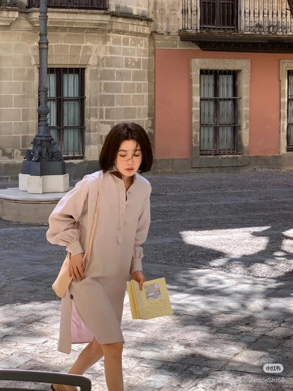 Loro 25ss shirt dress