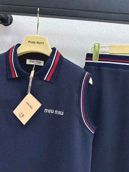 Miu 25ss vest skirt set