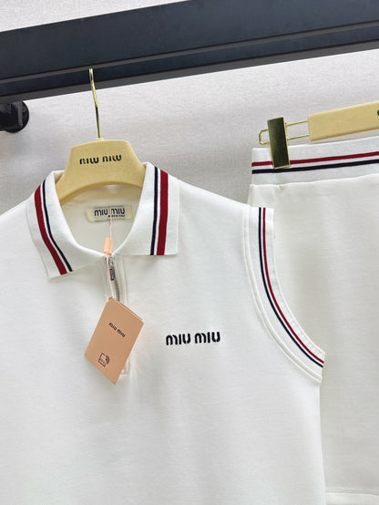 Miu 25ss vest skirt set