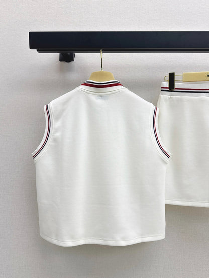 Miu 25ss vest skirt set