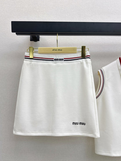 Miu 25ss vest skirt set