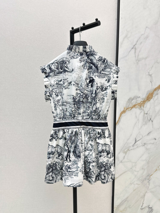 CD 25SS print dress