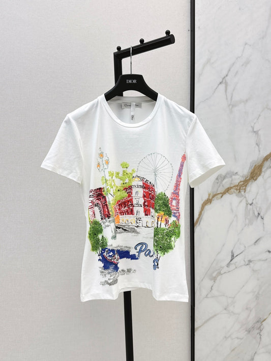 CD 25ss print t-shirt