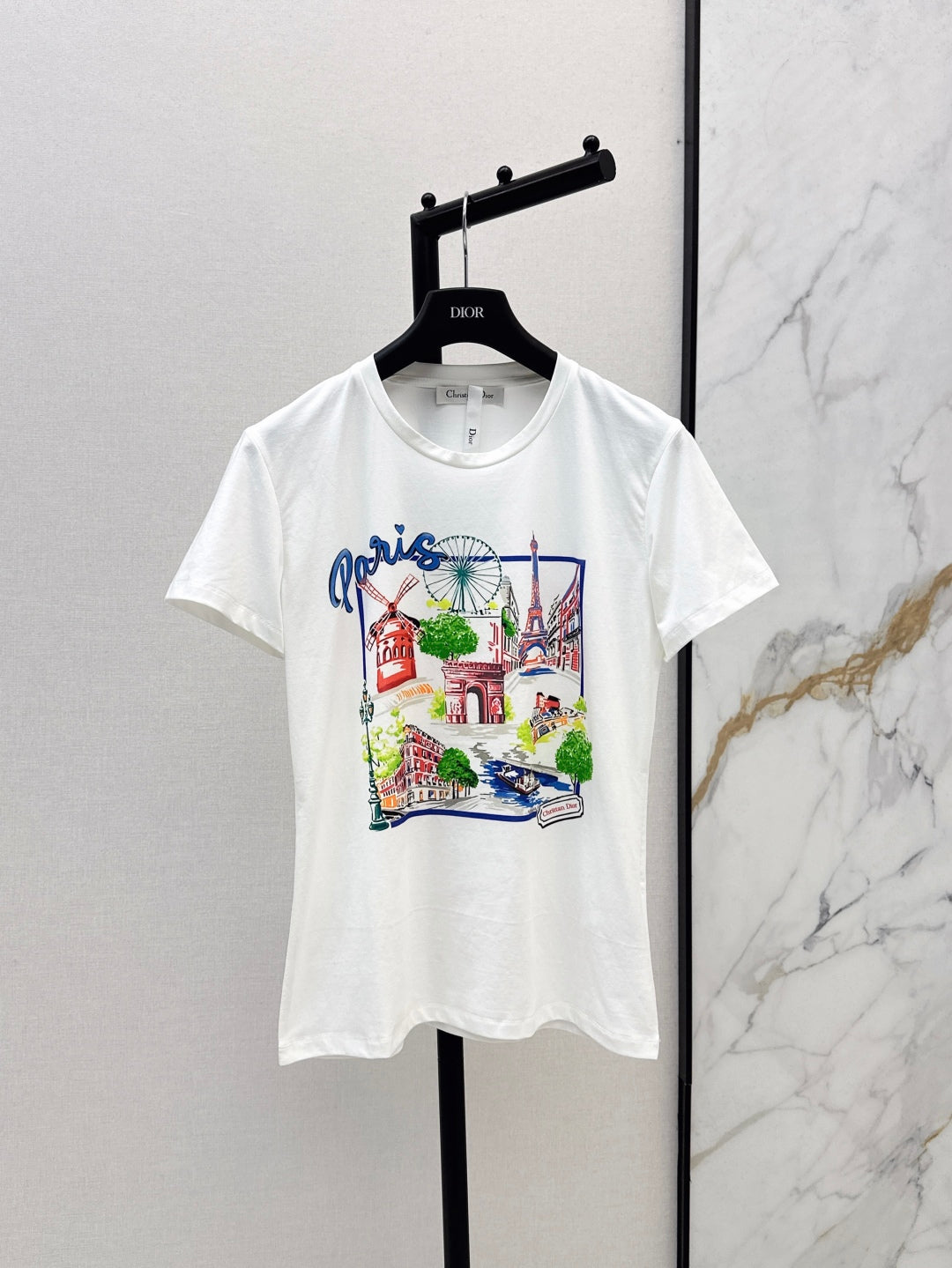 CD 25SS print t-shirt