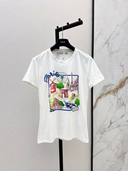 CD 25SS print t-shirt