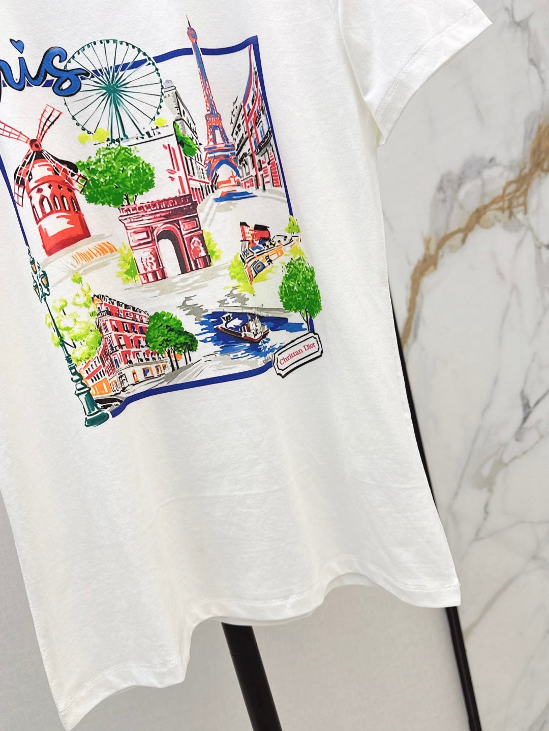 CD 25SS print t-shirt