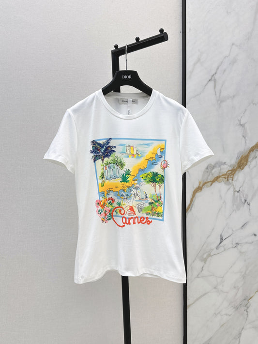 CD 25ss print t-shirt