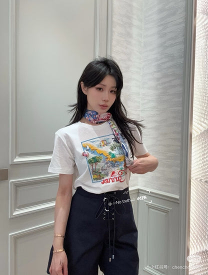 CD 25ss print t-shirt