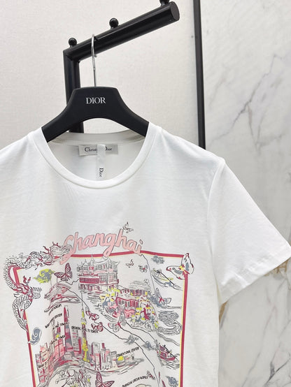 CD 25ss print t-shirt