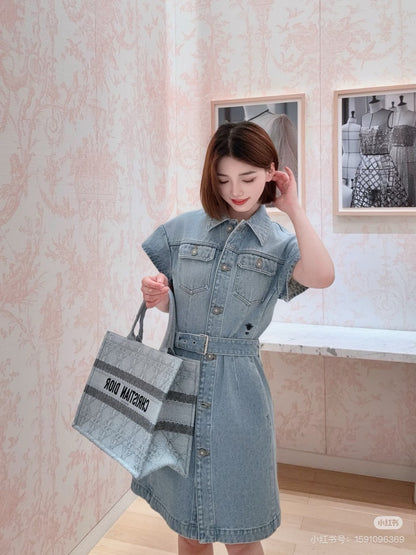 CD 25SS denim dress