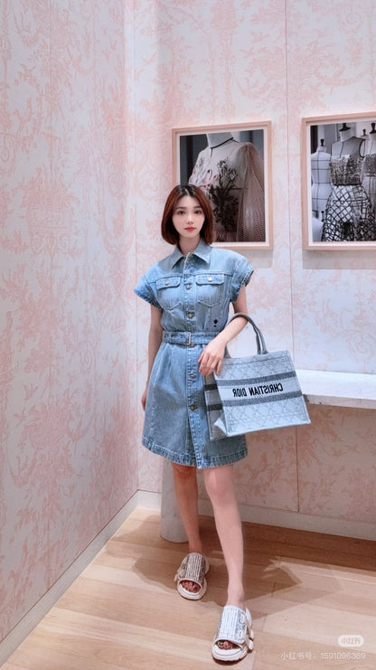 CD 25SS denim dress
