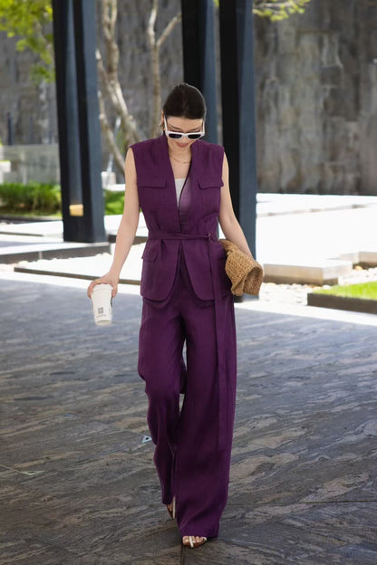 Brune 25ss linen suit
