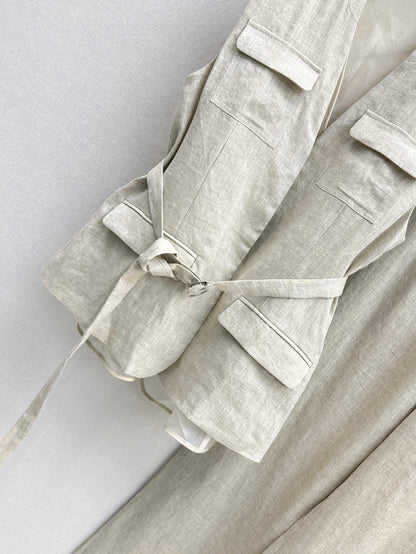 Brun 25ss linen suit