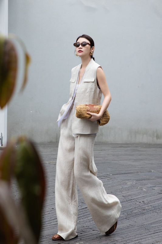 Brun 25ss linen suit