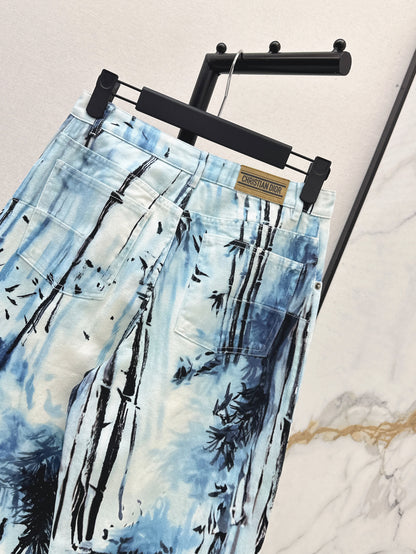 CD 25ss print jeans
