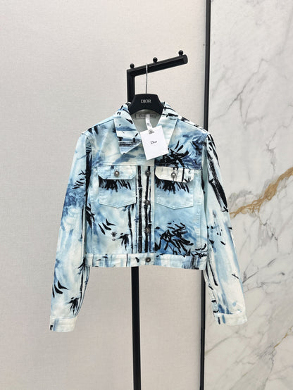 CD 25ss print denim jacket