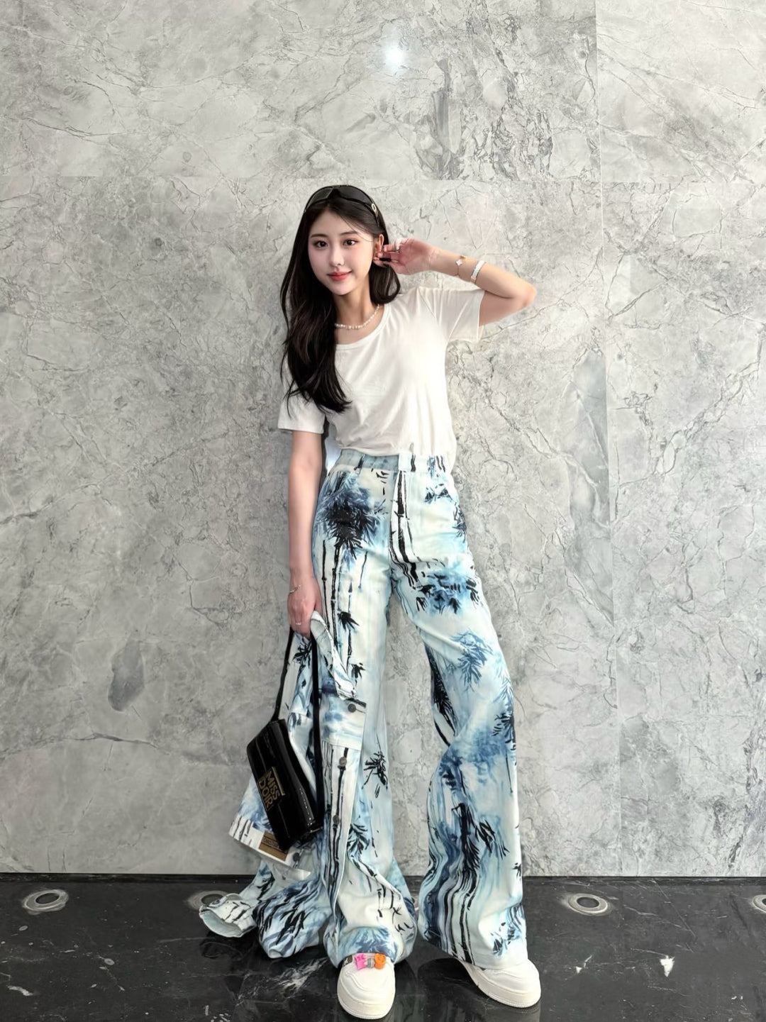 CD 25ss print jeans