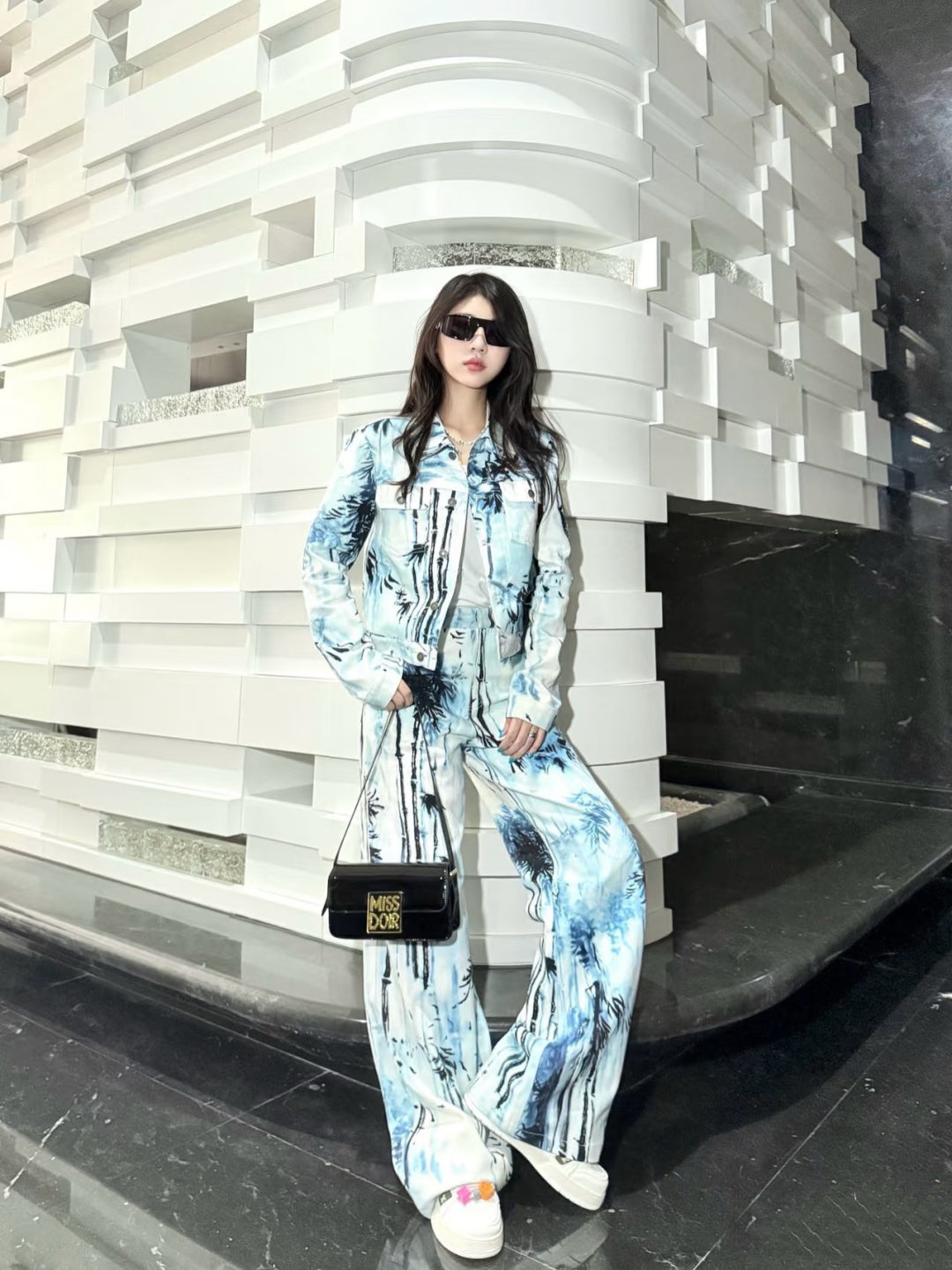 CD 25ss print jeans
