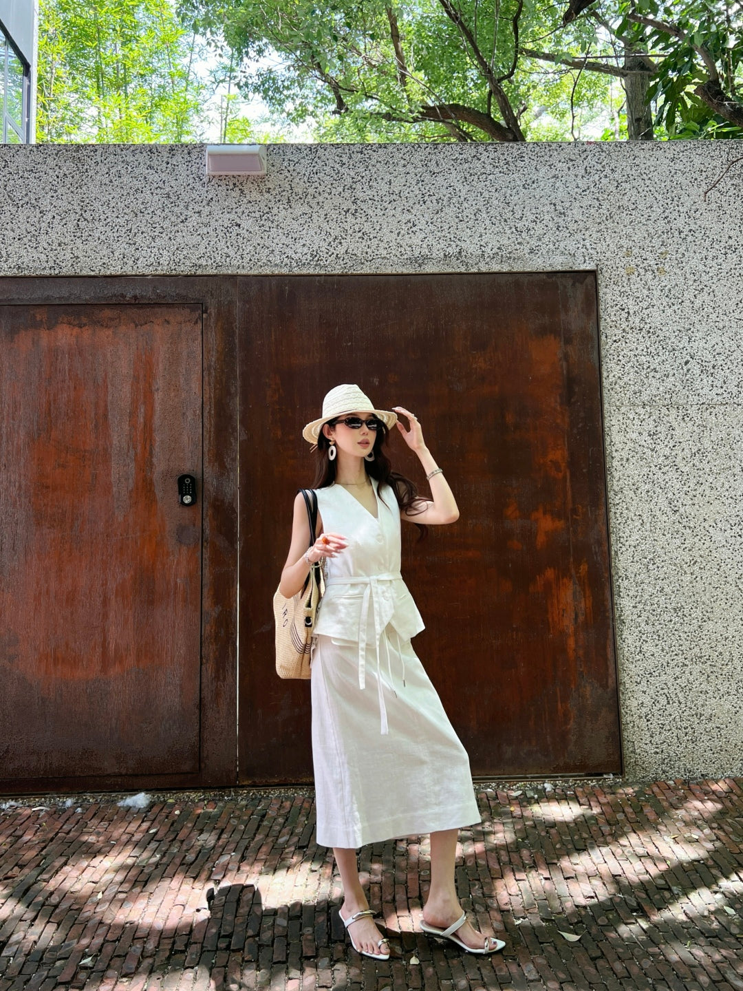 Brun 25ss lace suit