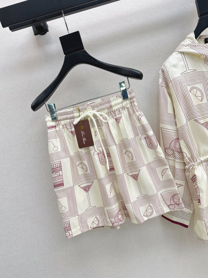 Loro 25ss silk short