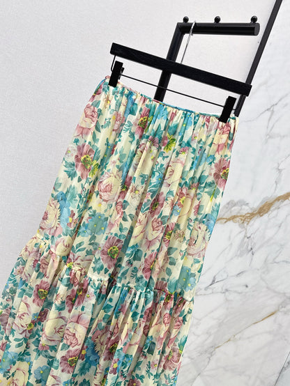 Cho 25ss chiffon skirt