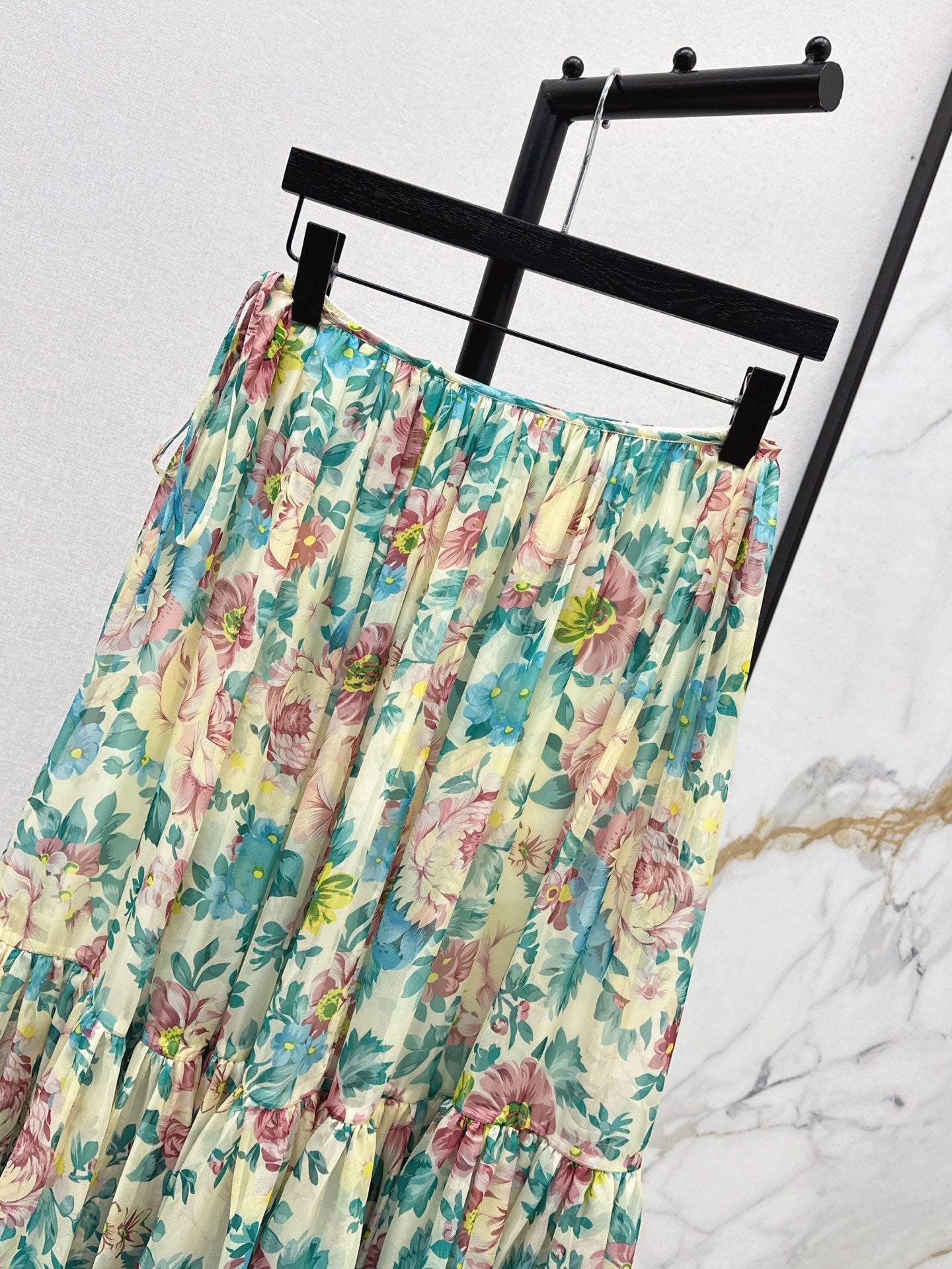 Cho 25ss chiffon skirt