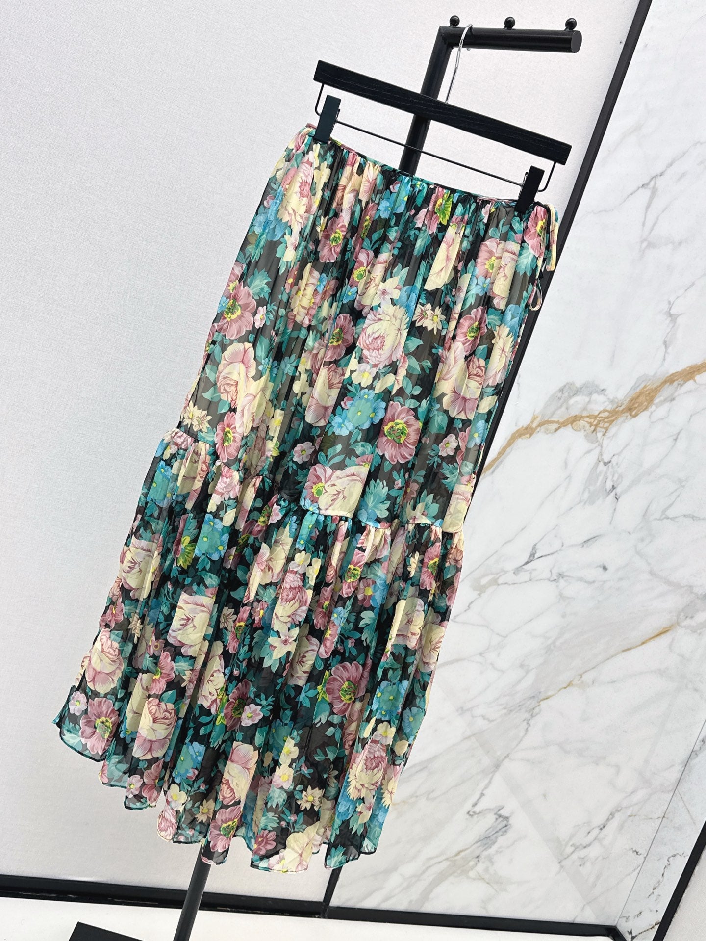Cho 25ss chiffon skirt