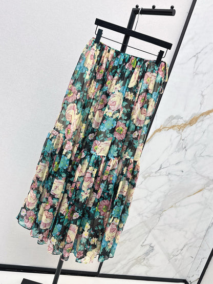 Cho 25ss chiffon skirt