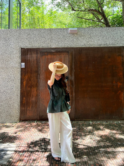 Brun 25ss linen vest