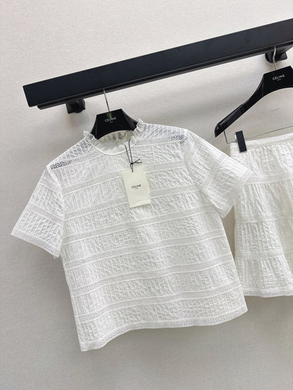 Celi 25ss embroidered shirt