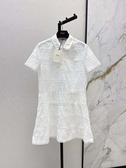 Celi 25ss embroidered dress