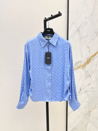 Fend 25ss jacquard shirt